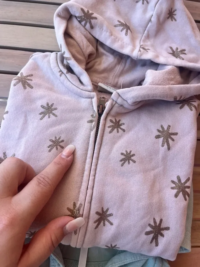 Lot sweat à capuche avec zip 2 ans - photo numéro 3
