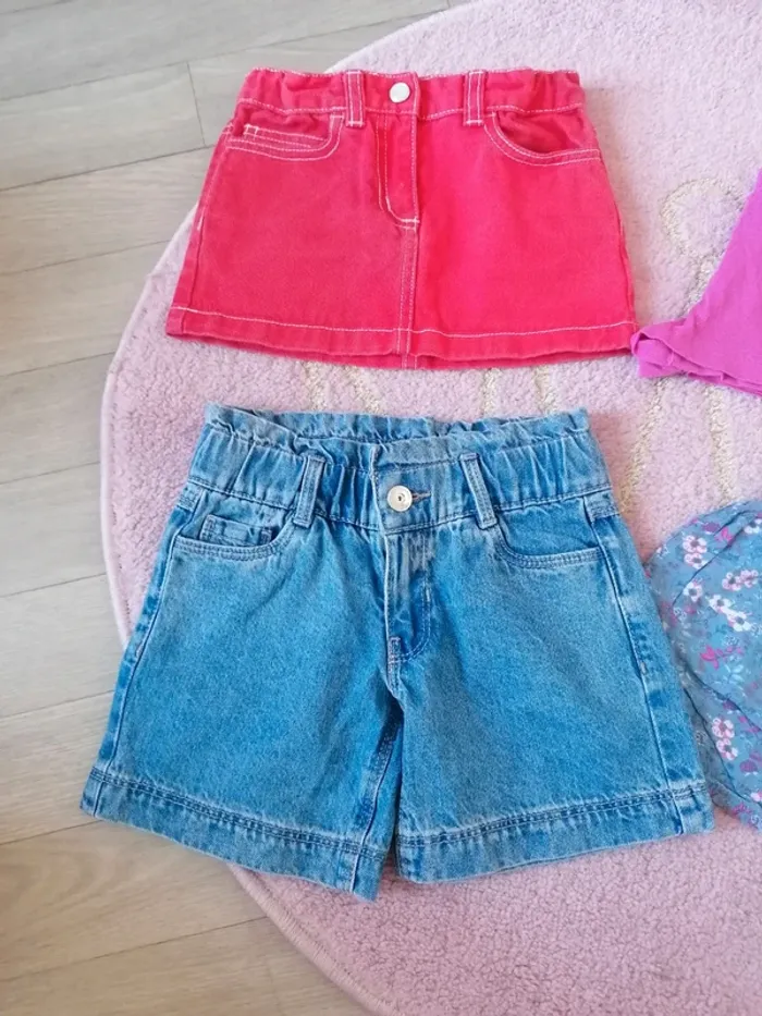 Lot shorts jupe été fille - photo numéro 2