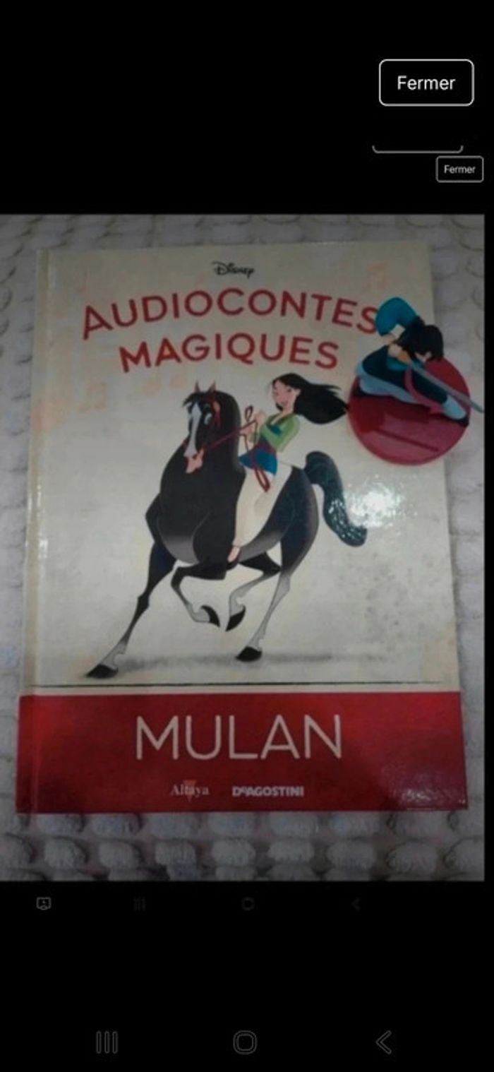 34ēme audioconte altaya deagostini livre&figurine disney audio compte comte magique magic