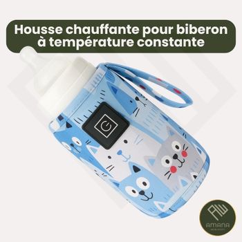 Chauffe Biberon Nomade USB  3 Modes de Chauffe, Léger & Compact Bébé Enfant