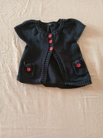 Veste manches courtes 3 mois