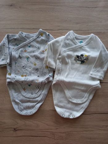 Lot de 2 bodies disney