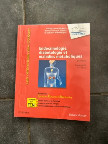 Livre endocrinologie, diabétologie et maladie métaboliques