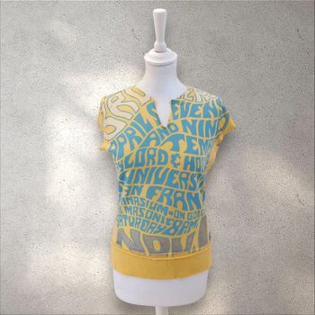 Top coloré manches courtes en coton Only taille 38