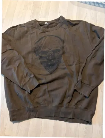 Sweat kaki motif crane taille XL très bon état