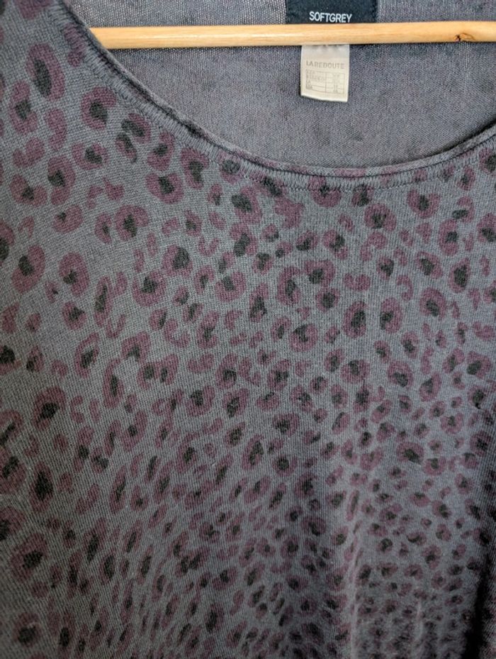 Pull fin manches larges léopard la redoute - photo numéro 4