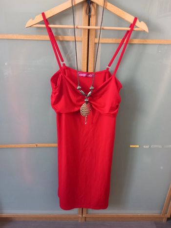 Débardeur Tunique Rouge Taille 40