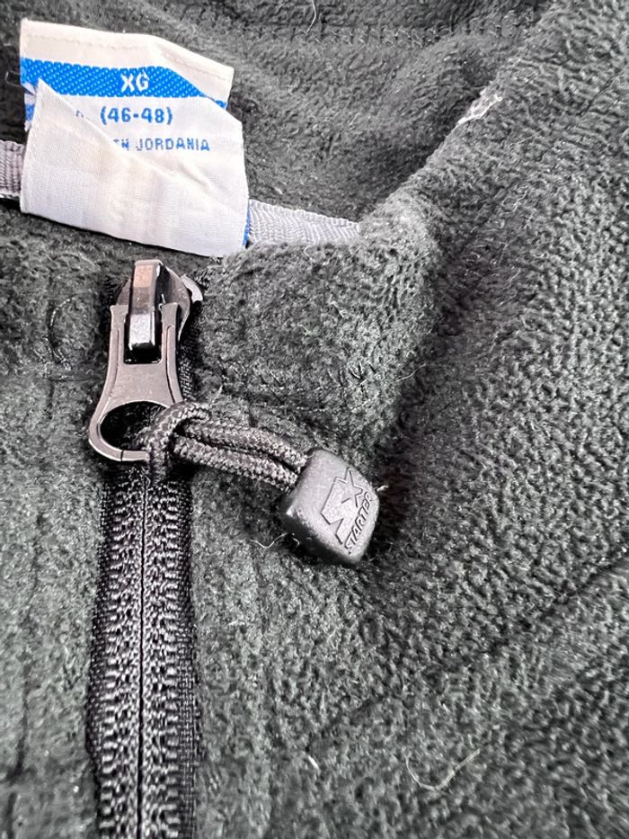 Pull polaire zippé Starter avec logo brodé noir taille XL – Homme sportwear - photo numéro 10
