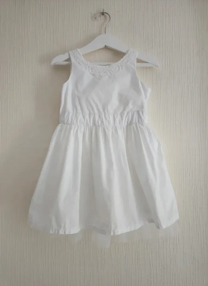 Robe blanche de baptême / mariage / cérémonie Sergent Major 3 ans