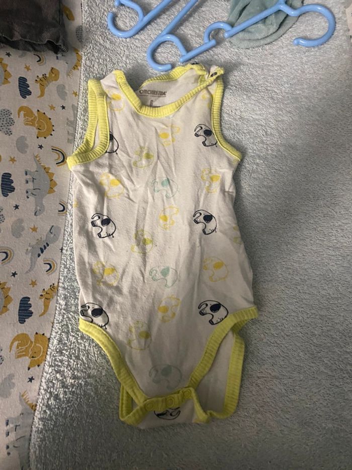 Lot de 4 Body bébé été