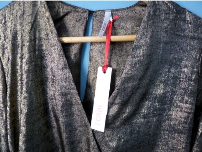 Robe Femme combinaison I.Code by IKKS 36 S Neuve bronze doré fêtes - photo numéro 2