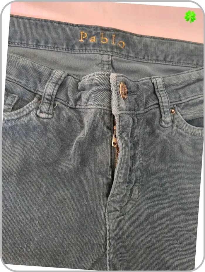 Pantalon Jeans femme en velours 36 - photo numéro 4