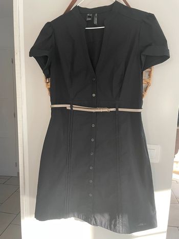 Robe noire MANGO basics