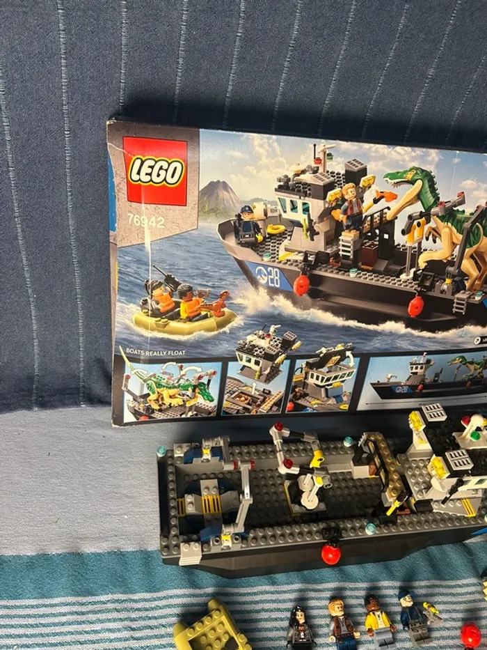 Lego Jurassic World 76942 Baryonyx Dinosaur Boat Escape - photo numéro 5