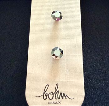 Boucles d’oreilles cristaux Bohm