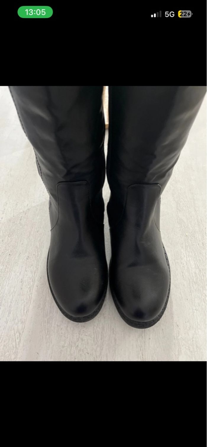 Bottes hautes noires - photo numéro 2