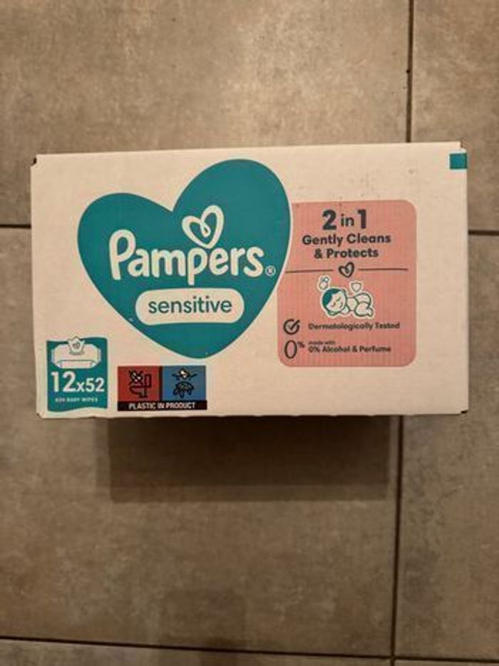 Lingettes Pampers Sensitive