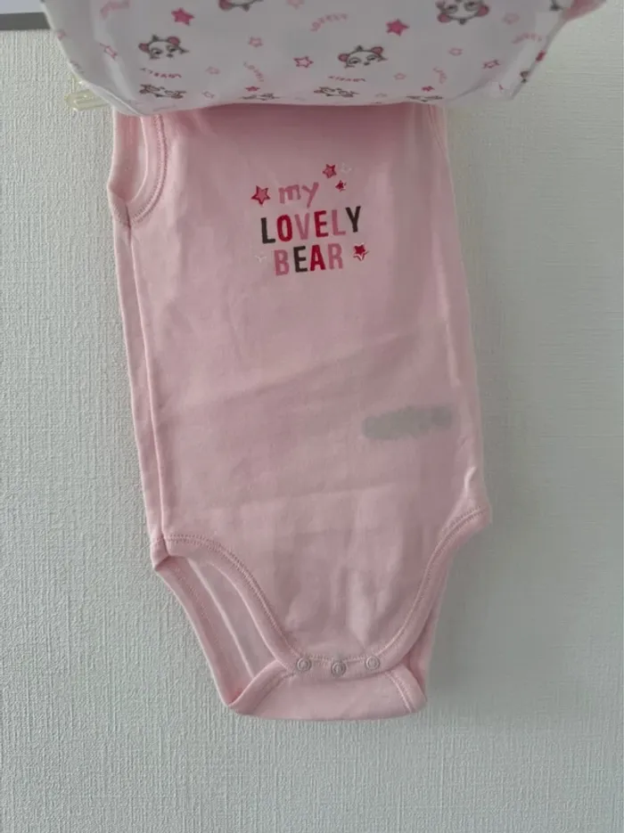 Lot 4 bodies à bretelle - taille 6 mois 🌸 - photo numéro 4