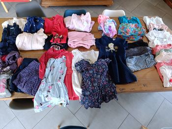 Lot habits fille 6 ans