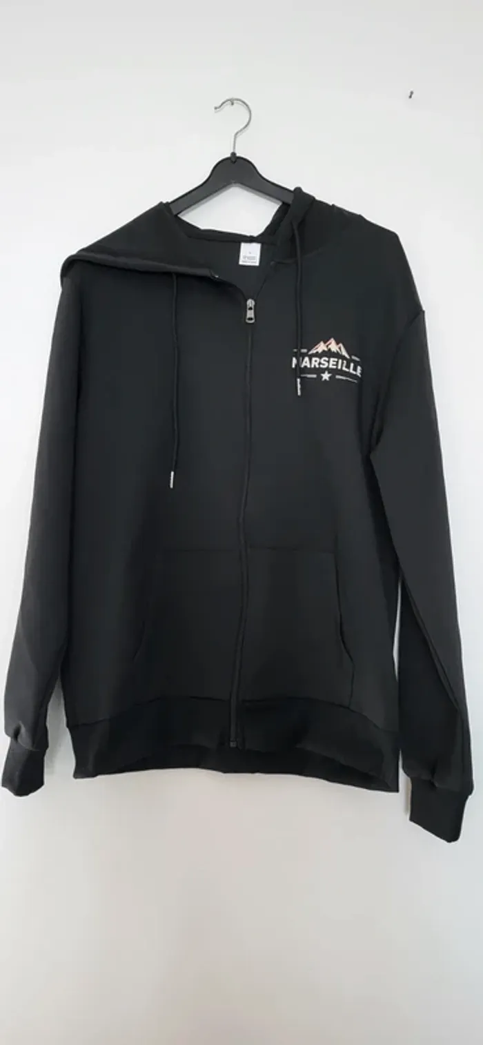 Veste à capuche logo "Marseille" - photo numéro 2