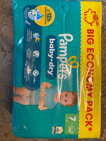 Pampers taille 7