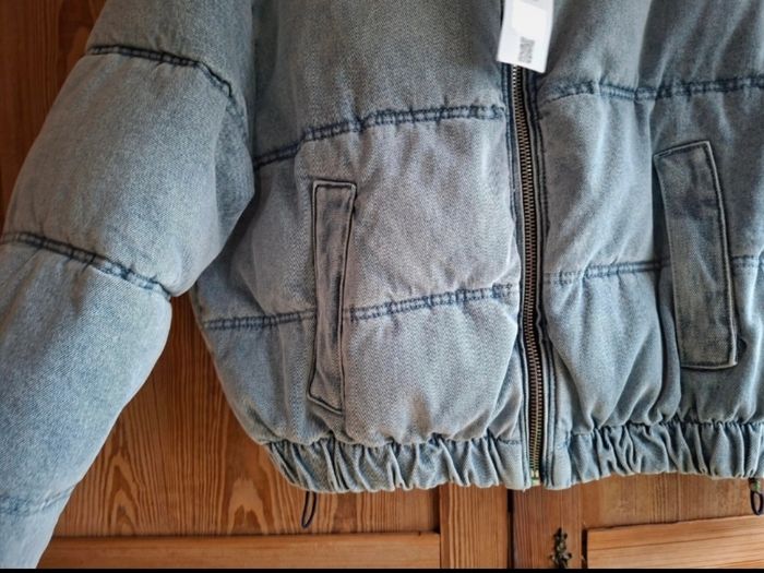 Doudoune hiver jean Bershka - photo numéro 4