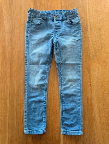 Jean fille 5 ans bleu