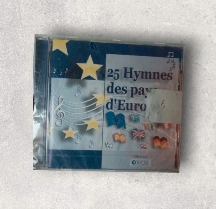 CD Audio – 25 Hymnes des Pays d’Europe – NEUF