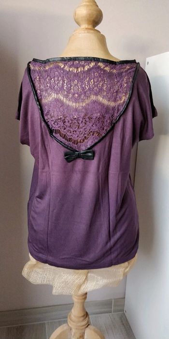 Tee-shirt avec dentelle