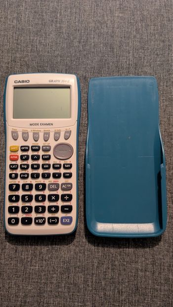 Calculatrice casio graph 35+E mode examen.