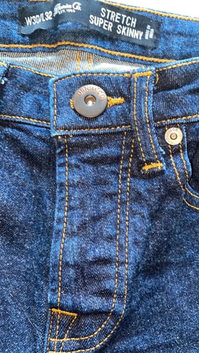 Jean super skinny brut DenimCo W30/L32 - photo numéro 3