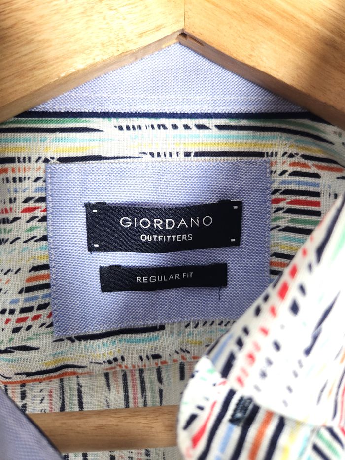 Chemise Giordano à motif coloré - Taille M - photo numéro 3