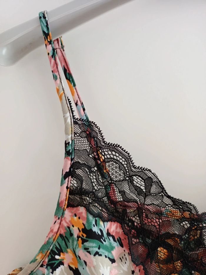 Débardeur jacqueline de yong 36 fleurs dentelle - photo numéro 2