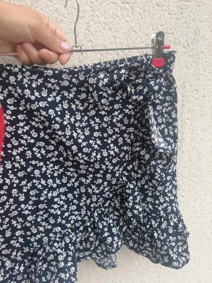 Jupe fleurie fille shein taille 11-12ans #12ans_krocaro - photo numéro 4