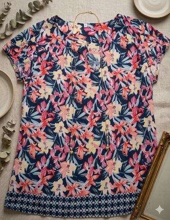 Maillot manches courtes avec collier taille L 