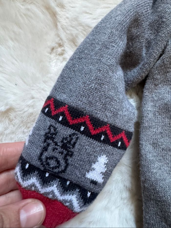 👕 pull très chaud hiver - bébé garçon - 9 mois - 71cm - très bon état - photo numéro 3
