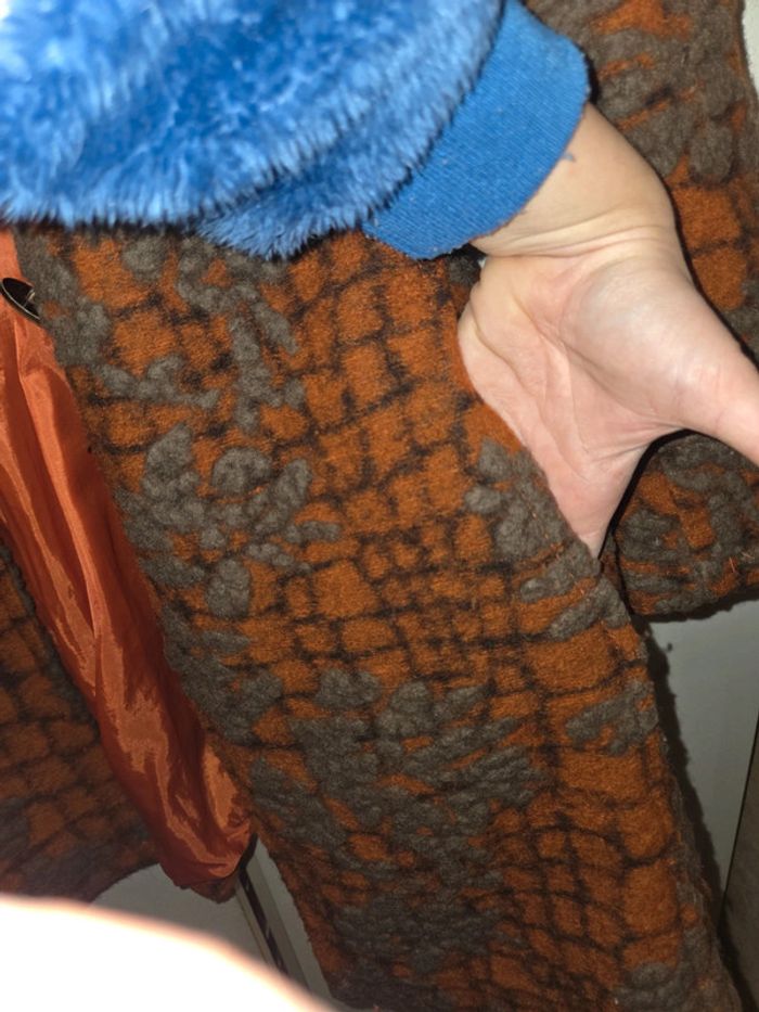 Veste Rouille/orange/marron Julie Mode XXL (manque 1 bouton 4eme photo) - photo numéro 8