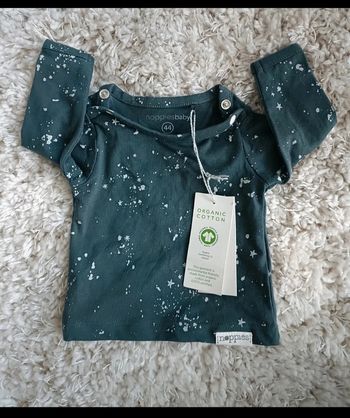 T-shirt manches longues noppiesbaby pour prématuré (44cm)