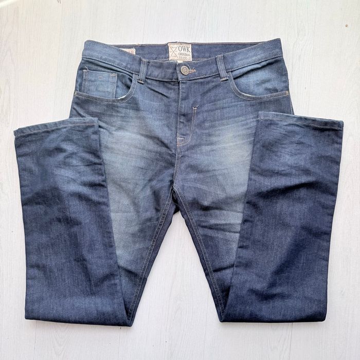 Jeans denim coupe regular homme OWK - photo numéro 1
