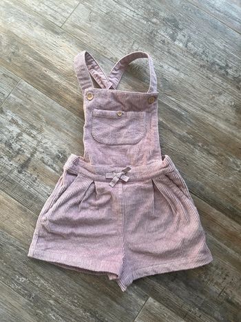 Combishort velours 6 ans