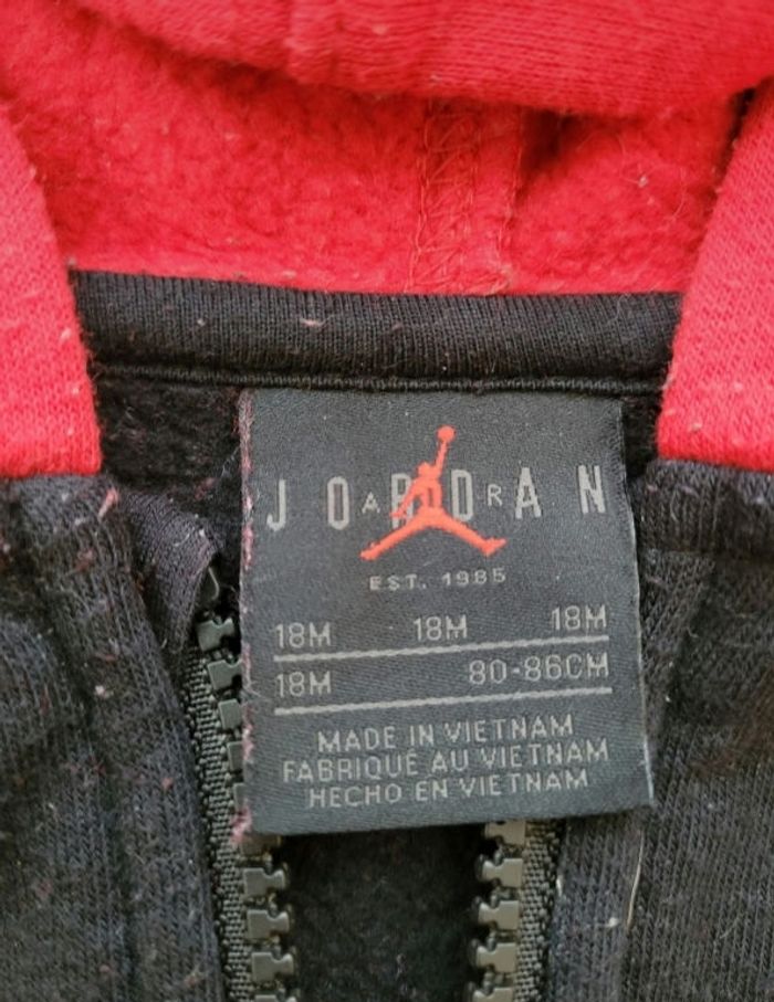 Gilet zippé sweat Jordan - photo numéro 2