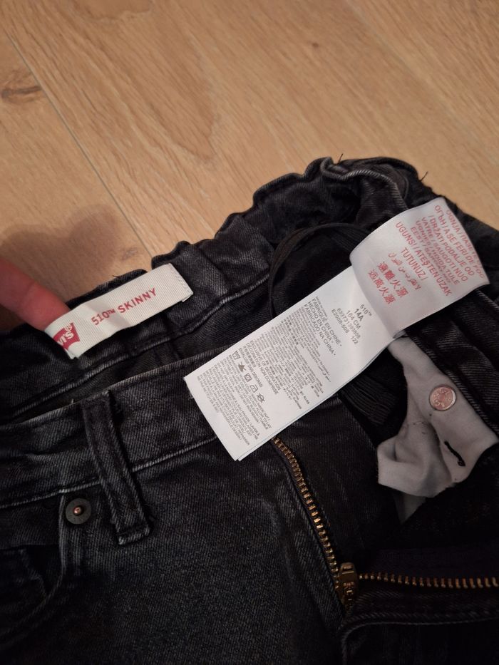 Jeans Levi's 510 skinny noir  jeans Levi's 512 slim taper bleu 14 ans - photo numéro 6