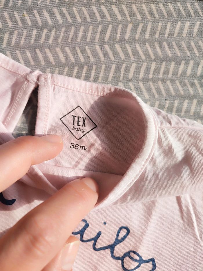 T-shirt manches longues fille - Tex - 3 ans - photo numéro 6