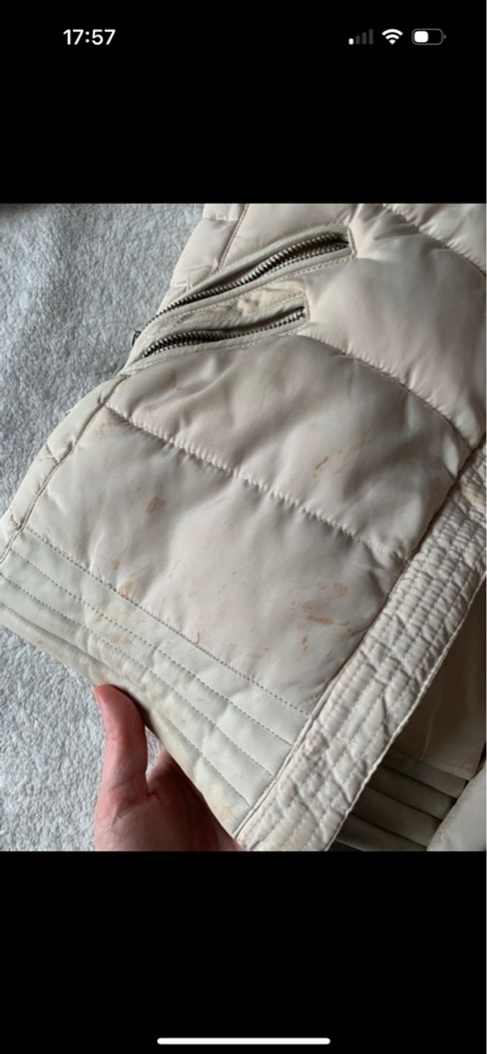 Blouson blanc/crème femme - photo numéro 8