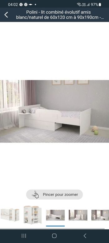 Lit pour adolescents