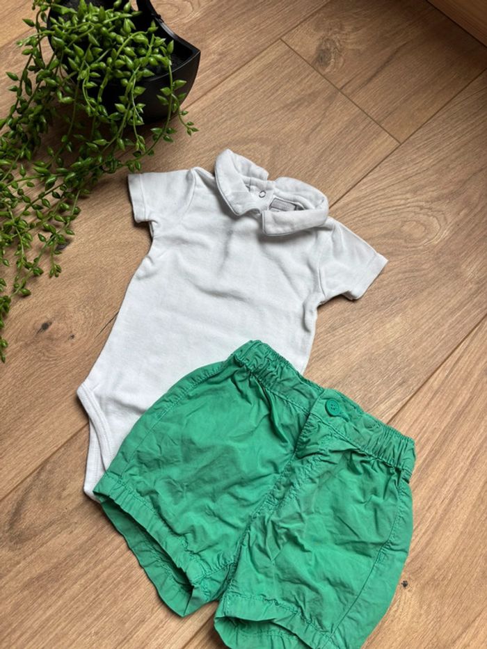 Ensemble body colle cyrillus + short tao