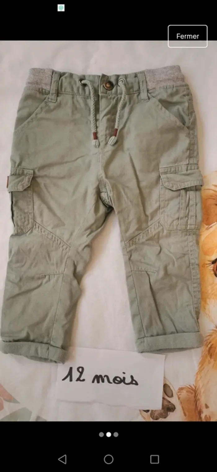 Pantalon 12 mois garçon - photo numéro 2