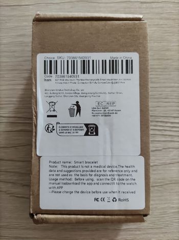 Montre smart watch intelligente rechargeable