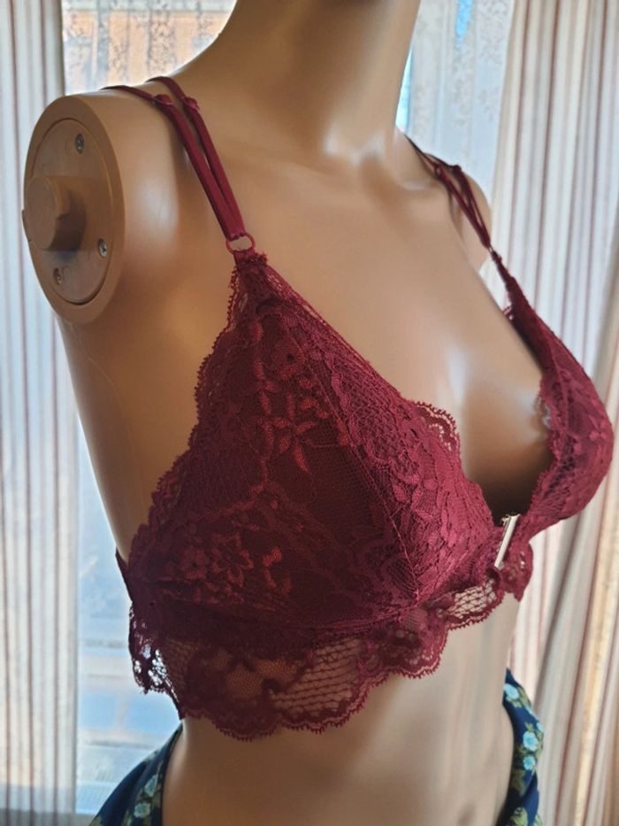Soutiens-gorge bordeaux Hunkemöller fr M - photo numéro 7