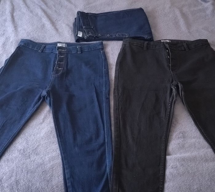 Jean skinny taille haute